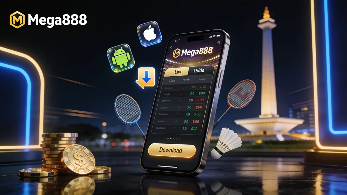 Login Mega888 via Aplikasi untuk pemain di Indonesia